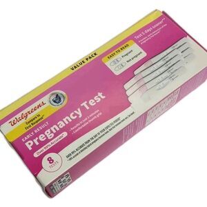 Walgreens Early Result Pregnancy Test Box - 8 Tests- NEW Sealed- Exp 10/2027
